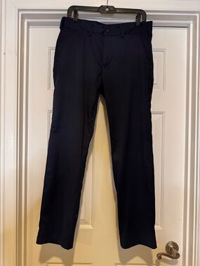 U.S. Polo Assn Men’s Black Dress Pants 30x30 Stretch Flat Front